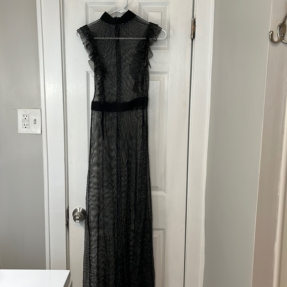 Iheartraves mesh sparkly maxi dress - Picture 1 of 6